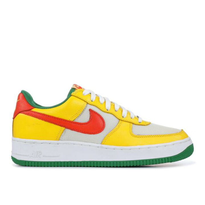 楽天市場 ナイキ Nike 黄色 イエロー 橙 オレンジ 緑 グリーン エアフォース Carnival スニーカー メンズ Yellow Orange Green Nike 1 Zest Flashwhiteclassic スニケス