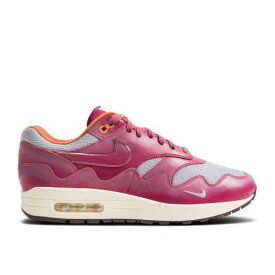 【 NIKE PATTA X AIR MAX 1 'RUSH MAROON' / METALLIC SILVER RUSH MAROON 】 マックス 銀色 シルバー ラッシュ マルーン エアマックス スニーカー メンズ ナイキ