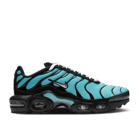 【 NIKE AIR MAX PLUS GS 'AQUA' / AQUA BLACK WHITE METALLIC 】 マックス アクア 黒色 ブラック 白色 ホワイト エアマックスプラス ジュニア キッズ ベビー マタニティ スニーカー ナイキ