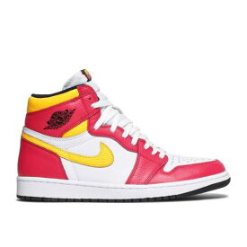 【 AIR JORDAN AIR JORDAN 1 RETRO HIGH OG 'LIGHT FUSION RED' / LIGHT FUSION RED WHITE LASER 】 ナイキ ハイ フュージョン 赤 レッド 白色 ホワイト レーザー エアジョーダン スニーカー メンズ