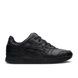 【 ASICS GEL LYTE 3 OG 'TRIPLE BLACK' / BLACK BLACK 】 黒色 ブラック スニーカー メンズ アシックス