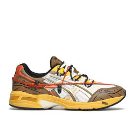 【 ASICS ANDERSSON BELL X GEL 1090 'WHITE ORANGE' / WHITE ORANGE 】 白色 ホワイト 橙 オレンジ スニーカー メンズ アシックス