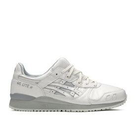 【 ASICS GEL LYTE 3 OG 'WHITE GREY' / WHITE WHITE 】 白色 ホワイト スニーカー メンズ アシックス