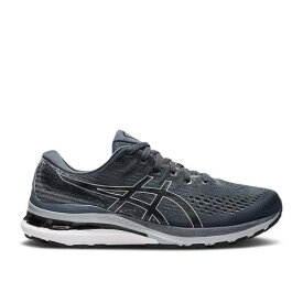 【 ASICS GEL KAYANO 28 'CARRIER GREY' / CARRIER GREY BLACK 】 灰色 グレー 黒色 ブラック スニーカー メンズ アシックス