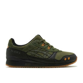 【 ASICS GEL LYTE 3 'OLIVE BLACK' / OLIVE CANVAS BLACK 】 オリーブ 黒色 ブラック スニーカー メンズ アシックス