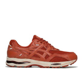 【 ASICS DENIM TEARS X GEL MC PLUS 'GEORGIA RED CLAY' / BURNT OCHRE BURNT OCHRE 】 デニム 赤 レッド スニーカー メンズ アシックス