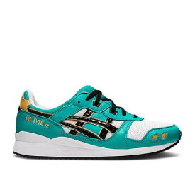 【 ASICS GEL LYTE 3 OG 'TEAL DARUMA' / BALTIC JEWEL BLACK 】 黒色 ブラック スニーカー メンズ アシックス