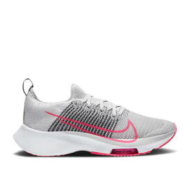 【 NIKE AIR ZOOM TEMPO FLYKNIT GS 'VAST GREY PINK' / VAST GREY GREY FOG HYPER PINK 】 ズーム フライニット 灰色 グレー ピンク ジュニア キッズ ベビー マタニティ スニーカー ナイキ