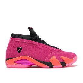 【 AIR JORDAN WMNS JORDAN 14 RETRO LOW 'SHOCKING PINK' / PINK BLAST BLACK FLASH CRIMSON 】 ナイキ ピンク ブラスト 黒色 ブラック クリムゾン エアジョーダン スニーカー レディース