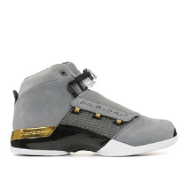 【 AIR JORDAN TROPHY ROOM X AIR JORDAN 17 RETRO 'COOL GREY' / COOL GREY METALLIC GOLD BLACK 】 ナイキ クール 灰色 グレー ゴールド 黒色 ブラック エアジョーダン スニーカー メンズ