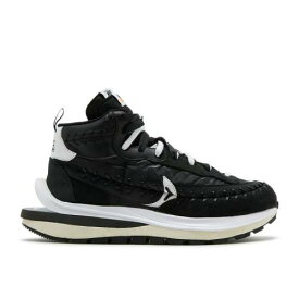 【 NIKE SACAI X JEAN PAUL GAULTIER VAPORWAFFLE 'BLACK' / BLACK BLACK WHITE 】 ポール 黒色 ブラック 白色 ホワイト スニーカー メンズ ナイキ