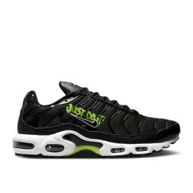 【 NIKE AIR MAX PLUS 'JUST DO IT' / BLACK WHITE VOLT BLACK 】 マックス 黒色 ブラック 白色 ホワイト エアマックスプラス スニーカー メンズ ナイキ