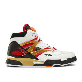 【 REEBOK PUMP OMNI ZONE 2 'ATLANTA' / FOOTWEAR WHITE BLACK VECTOR RED 】 リーボック ポンプ ゾーン 白色 ホワイト 黒色 ブラック 赤 レッド スニーカー メンズ