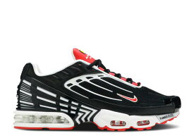 【 NIKE AIR MAX PLUS 3 'TRACK RED' / BLACK WHITE TRACK RED 】 マックス 黒色 ブラック 白色 ホワイト トラック 赤 レッド エアマックスプラス スニーカー メンズ ナイキ