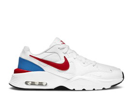 【 NIKE AIR MAX FUSION 'WHITE BLUE RED' / WHITE PACIFIC BLUE GYM RED 】 マックス フュージョン 青色 ブルー 白色 ホワイト パシフィック 赤 レッド エアマックス スニーカー メンズ ナイキ