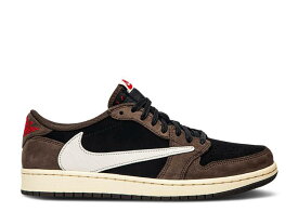 【 AIR JORDAN TRAVIS SCOTT X JORDAN 1 LOW 'MOCHA' SAMPLE / BLACK DARK MOCHA UNIVERSITY RED 】 ナイキ 黒色 ブラック 赤 レッド エアジョーダン トラヴィススコット スニーカー メンズ