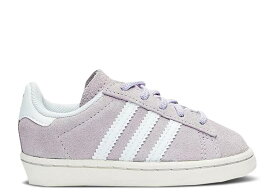 【 ADIDAS SNEAKERSNSTUFF X CAMPUS 80S INFANT 'HOMEMADE PACK - CUPCAKES' / PURPLE TINT FOOTWEAR WHITE CORE 】 アディダス キャンパス 紫 パープル 白色 ホワイト コア ベビー