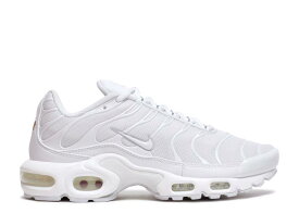 【 NIKE WMNS AIR MAX PLUS 'TRIPLE WHITE' / WHITE PURE PLATINUM WHITE 】 マックス 白色 ホワイト ピュア プラチナム エアマックスプラス スニーカー レディース ナイキ