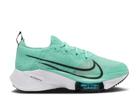 【 NIKE WMNS AIR ZOOM TEMPO NEXT% FLYKNIT 'HYPER TURQUOISE' / HYPER TURQUOISE CHLORINE BLUE 】 ズーム フライニット 青色 ブルー スニーカー レディース ナイキ