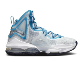 【 NIKE SPACE JAM X LEBRON 19 GS 'SWEATSUIT' / WHITE BLUE VOID DUTCH BLUE 】 ジャム レブロン 白色 ホワイト 青色 ブルー スペースジャム ジュニア キッズ ベビー マタニティ スニーカー ナイキ