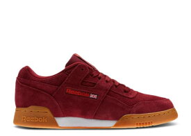 【 REEBOK WORKOUT PLUS MU 'COLLEGIATE BURGUNDY' / COLLEGIATE BURGUNDY CAROTENE 】 リーボック ワークアウト ワイン色 バーガンディー スニーカー メンズ