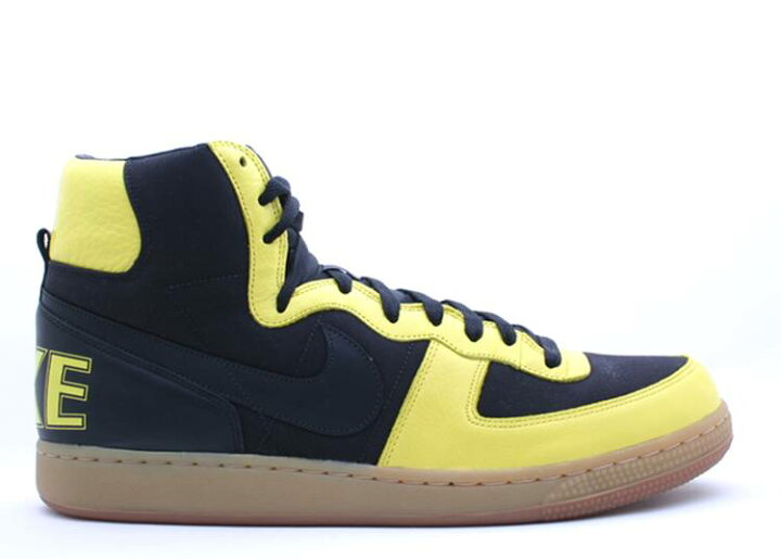 楽天市場 ナイキ Nike ターミネーター ハイ プレミアム スニーカー メンズ Premium Nike Terminator High Zest Blackwhte スニケス