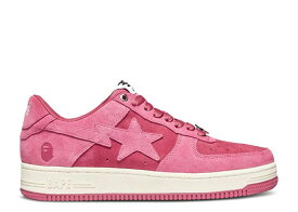 【 BAPE BAPESTA LOW M1 'PINK' / PINK 】 ピンク スニーカー メンズ ベイプ