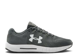 【 UNDER ARMOUR MICRO G PURSUIT BP 'PITCH GREY WHITE' / PITCH GREY WHITE 】 ミクロ 灰色 グレー 白色 ホワイト アンダーアーマー スニーカー メンズ