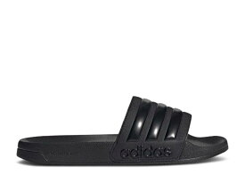 【 ADIDAS ADILETTE SHOWER SLIDE 'TRIPLE BLACK' / CORE BLACK CORE BLACK CORE 】 アディダス アディレッタ サンダル コア 黒色 ブラック シャワーサンダル スニーカー メンズ