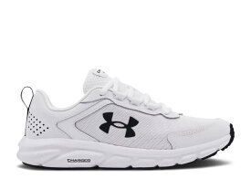 【 UNDER ARMOUR WMNS CHARGED ASSERT 9 'WHITE BLACK' / WHITE BLACK 】 白色 ホワイト 黒色 ブラック アンダーアーマー スニーカー レディース