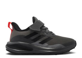 【 ADIDAS FORTARUN ELASTIC LACE K 'GREY' / GREY FOUR CORE BLACK GREY SIX 】 アディダス 灰色 グレー コア 黒色 ブラック ジュニア キッズ ベビー マタニティ スニーカー