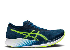 【 ASICS MAGIC SPEED 'MAKO BLUE' / MAKO BLUE HAZARD GREEN 】 マジック スピード 青色 ブルー 緑 グリーン スニーカー メンズ アシックス