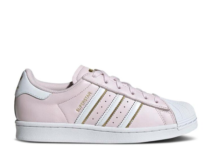 楽天市場 アディダス Adidas アディダス スーパースター 白色 ホワイト ピンク ゴールド Almost Pink スニーカー レディース Superstar Pink Adidas Wmns Cloud White Almost Gold Metallic スニケス