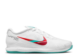 【 NIKE WMNS NIKECOURT AIR ZOOM VAPOR PRO 'WHITE HABANERO RED WASHED TEAL' / WHITE HABANERO RED POMEGRANATE 】 コート ズーム プロ 赤 レッド 白色 ホワイト スニーカー レディース ナイキ