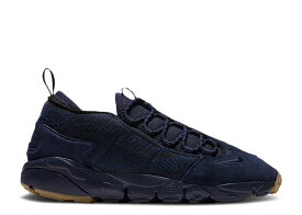 【 NIKE AIR FOOTSCAPE NM 'INDIGO' / INDIGO OBSIDIAN GUM LIGHT BROWN 】 藍色 インディゴ 茶色 ブラウン スニーカー メンズ ナイキ