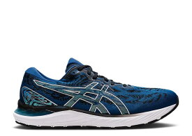 【 ASICS GEL CUMULUS 23 'MAKO BLUE' / MAKO BLUE PURE SILVER 】 青色 ブルー ピュア 銀色 シルバー スニーカー メンズ アシックス