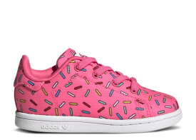 【 ADIDAS THE SIMPSONS X STAN SMITH I 'DONUT SPRINKLES' / SEMI SOLAR PINK CLOUD WHITE 】 アディダス ピンク 白色 ホワイト スタンスミス ベビー