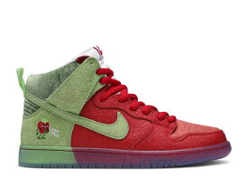 【 NIKE DUNK HIGH SB 'STRAWBERRY COUGH' SPECIAL BOX / UNIVERSITY RED SPINACH GREEN 】 ダンク ハイ エスビー スペシャル ボックス 赤 レッド 緑 グリーン ダンクハイ スニーカー メンズ ナイキ