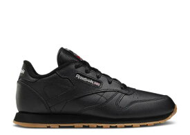 【 REEBOK CLASSIC LEATHER LITTLE KID 'BLACK GUM' / MULTI 】 リーボック クラシック レザー ジュニア キッズ ベビー マタニティ スニーカー