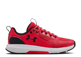 【 UNDER ARMOUR CHARGED COMMIT TR 3 'RED HALO GREY' / RED HALO GREY 】 赤 レッド 灰色 グレー アンダーアーマー スニーカー メンズ