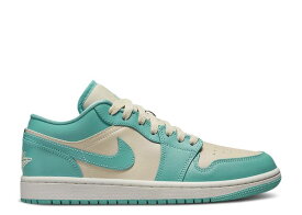 【 AIR JORDAN WMNS JORDAN 1 LOW 'TROPICAL TEAL SANDY BEIGE' / TROPICAL TEAL SANDY BEIGE 】 ナイキ ベージュ エアジョーダン スニーカー レディース