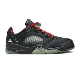 【 AIR JORDAN CLOT X AIR JORDAN 5 RETRO LOW 'JADE' / BLACK CLASSIC JADE FIRE RED 】 ナイキ クロット 黒色 ブラック クラシック 翡翠 ジェード ファイア 赤 レッド エアジョーダン スニーカー メンズ