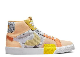 【 NIKE ZOOM BLAZER MID PREMIUM SB 'PAISLEY PACK - MELON TINT' / MELON TINT WHITE SPORT ORANGE 】 ズーム ブレイザー ミッド プレミアム エスビー 白色 ホワイト 橙 オレンジ スニーカー メンズ ナイキ