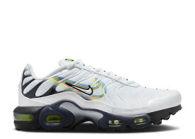 【 NIKE AIR MAX PLUS GS 'LAYERED SWOOSH' / WHITE VOLT FOOTBALL GREY 】 マックス 白色 ホワイト 灰色 グレー エアマックスプラス ジュニア キッズ ベビー マタニティ スニーカー ナイキ