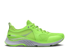 【 UNDER ARMOUR WMNS HOVR OMNIA 'QUIRKY LIME' / QUIRKY LIME BLACK 】 ライム 黒色 ブラック アンダーアーマー スニーカー レディース