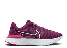 【 NIKE WMNS REACT INFINITY RUN FLYKNIT 3 'LIGHT BORDEAUX' / LIGHT BORDEAUX PINK PRIME 】 リアクト ラン フライニット ピンク スニーカー レディース ナイキ