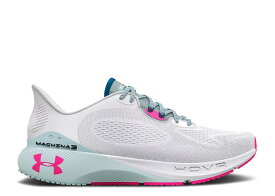 【 UNDER ARMOUR WMNS HOVR MACHINA 3 'WHITE BREAKER BLUE' / WHITE BREAKER BLUE 】 白色 ホワイト 青色 ブルー アンダーアーマー スニーカー レディース