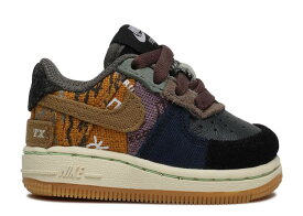 【 NIKE TRAVIS SCOTT X AIR FORCE 1 LOW TD 'CACTUS JACK' / 1 18 20 】 トラヴィススコット エアフォース 'カクタスジャック' ベビー ナイキ