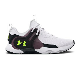 【 UNDER ARMOUR WMNS HOVR APEX 3 'WHITE BLACK' / WHITE BLACK 】 白色 ホワイト 黒色 ブラック アンダーアーマー スニーカー レディース