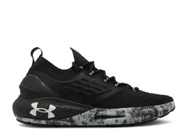 【 UNDER ARMOUR HOVR PHANTOM 2 PRINT 'BLACK WHITE' / BLACK WHITE 】 黒色 ブラック 白色 ホワイト アンダーアーマー スニーカー メンズ